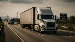 Camiones de carga circulan en carreteras mexicanas en medio de preocupación empresarial por inseguridad y extorsión