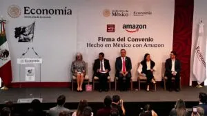 Gobierno de México y Amazon impulsan pymes mediante convenio para digitalización y comercio electrónico