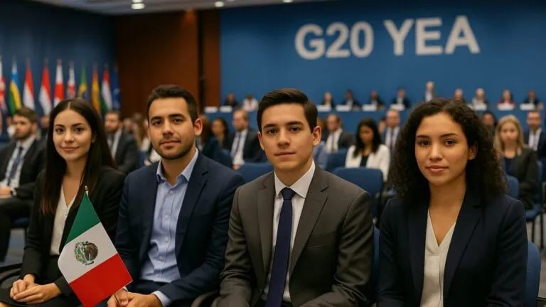 Jóvenes empresarios de México participan en el G20 YEA con propuestas de innovación y emprendimiento