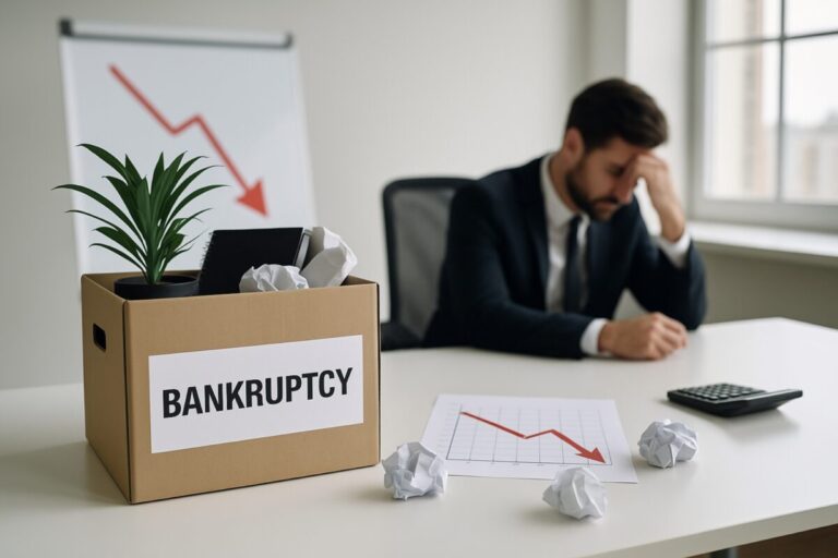 Empresario hondureño reflexionando tras un fracaso empresarial con vista al horizonte
