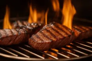 Carne a la brasa servida en restaurante de Tarragona sobre la carretera N-340