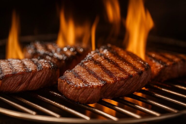 Carne a la brasa servida en restaurante de Tarragona sobre la carretera N-340