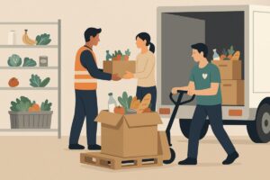 Procesos de donación y logística para reducir desperdicio alimentario en supermercados”