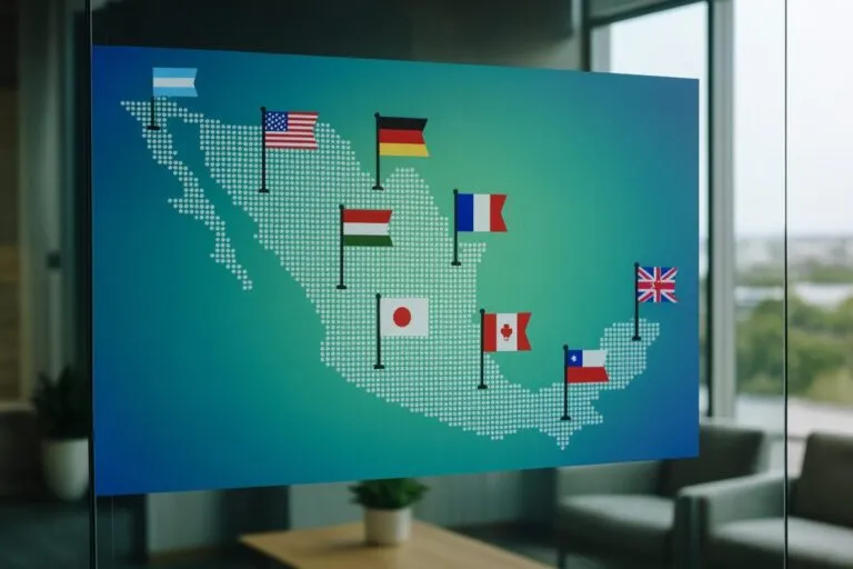 Imagen representando comercio internacional entre empresas mexicanas y mercados globales