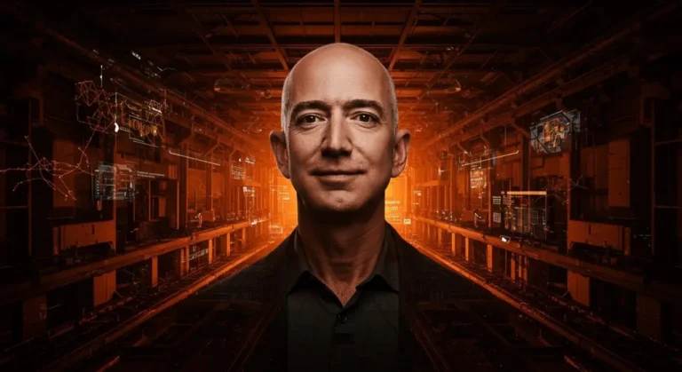 Equipo tecnológico trabajando en sistemas de IA industrial dentro de Project Prometheus impulsado por Jeff Bezos.