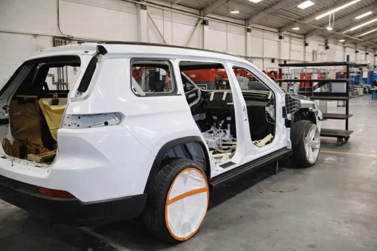 Vehículo blindado con investigación en sector de blindaje automotriz y redes empresariales en México