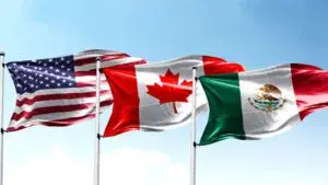 Imagen editorial sobre crisis en Sinaloa, tensión política y negociaciones comerciales del T-MEC en México