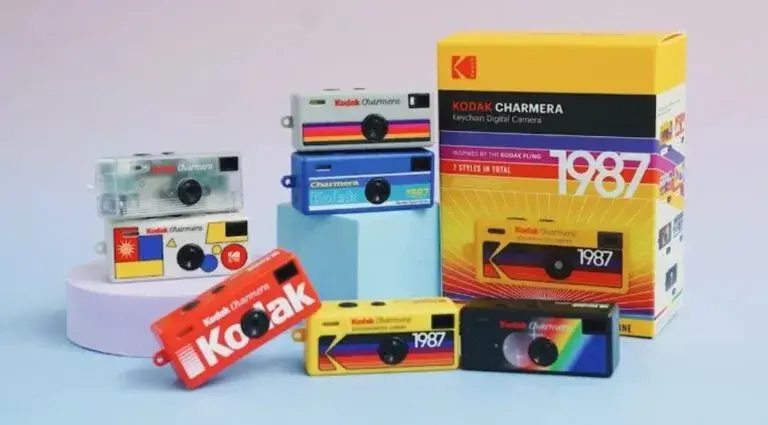 Cámaras Kodak vintage relacionadas con la transformación digital y la historia de la fotografía mundial