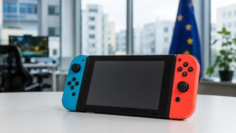 Nintendo Switch descontinuada Europa por nuevas normas de baterías en la Unión Europea y transición hacia Switch 2.