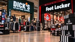 Tiendas Dick’s Sporting Goods y Foot Locker en un espacio comercial